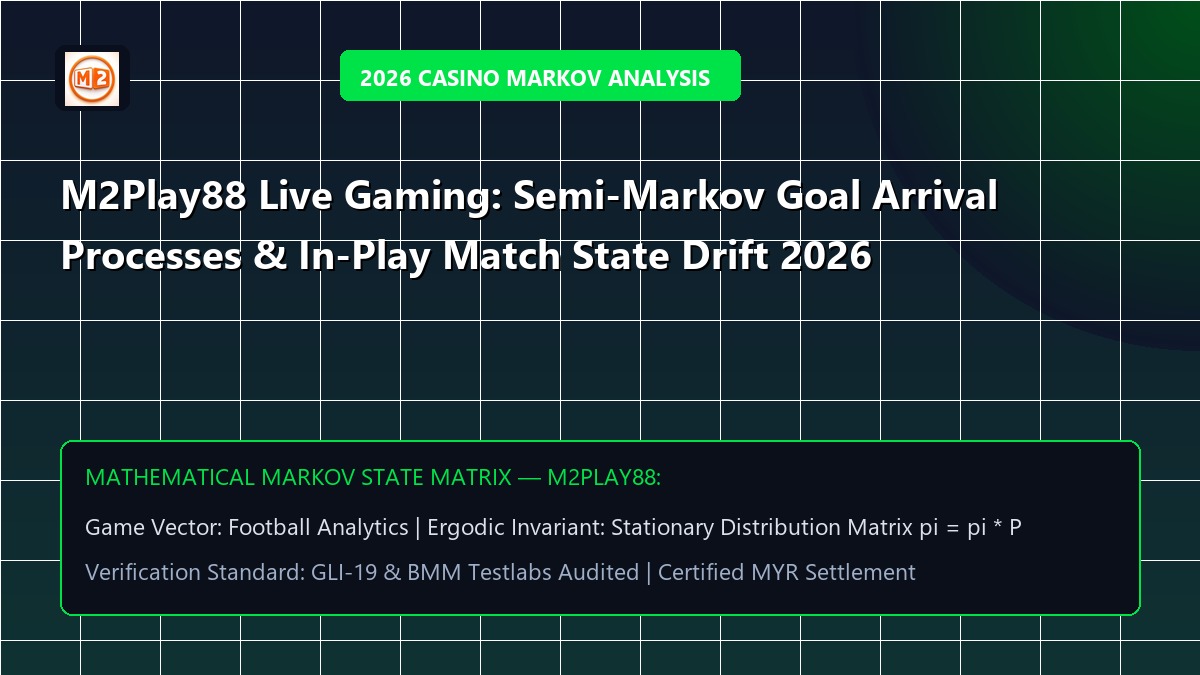 M2Play88 Live Gaming: Semi-Markov Goal Arrival Processes & In-Play Match State Drift 2026
